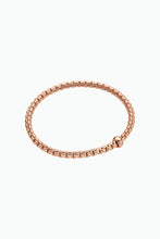 Load image into Gallery viewer, Fope Eka Rose Gold Bracelet with a white diamond