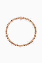 Load image into Gallery viewer, Fope Eka Rose Gold Bracelet with a white diamond