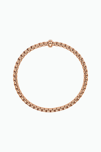 Fope Eka Rose Gold Bracelet with a white diamond IN EXTRA SMALL SIZE