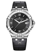 Load image into Gallery viewer, Maurice Lacroix AIKON Quartz Date on Leather Black