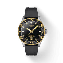 Load image into Gallery viewer, TISSOT SEASTAR 1000 40MM BLACK ON RUBBER