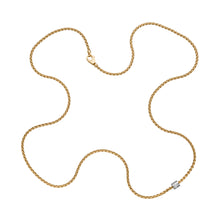 Load image into Gallery viewer, Fope Aria Yellow Gold Necklace with Diamond