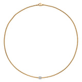 Fope Aria Yellow Gold Necklace with Diamond