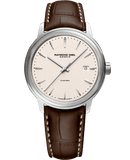 Raymond Weil Maestro light beige on leather