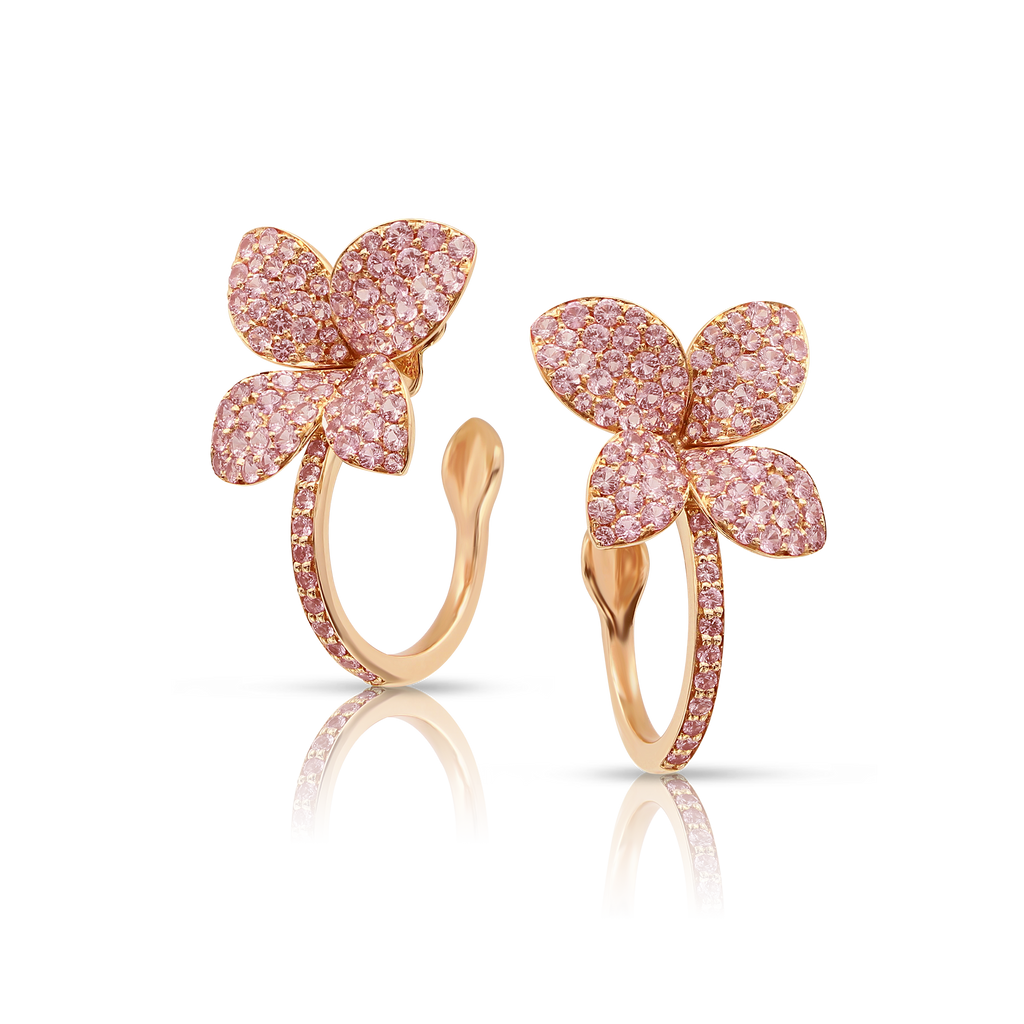 Pasquale Bruni Petit Garden Pink Sapphire earrings