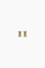 Load image into Gallery viewer, Fope Essentials Yellow and White Gold Earrings with Diamonds