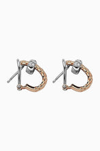 Load image into Gallery viewer, Fope Vendome Rose Gold Earrings with Diamonds