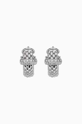 Fope Vendome White Gold Earrings with Diamonds