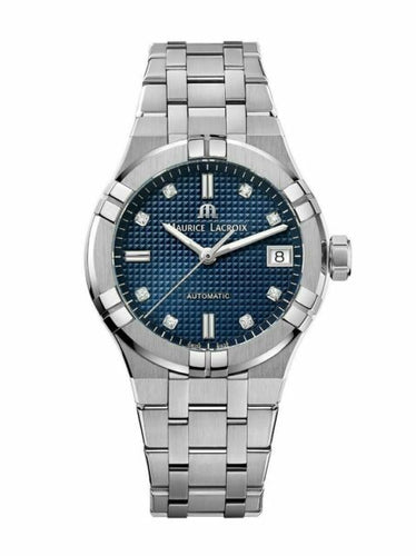 Maurice Lacroix Aikon 35mm Blue with diamond