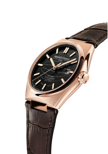 FREDERIQUE CONSTANT HIGHLIFE AUTOMATIC COSC RG PLATED 2 TONES BLACK DIAL