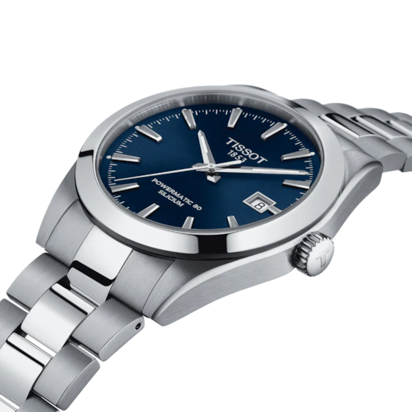 TISSOT GENTLEMAN POWERMATIC 80 SILICIUM BLUE Wamada Jewellery